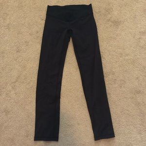 Black Lululemon Skinny Groove Pant